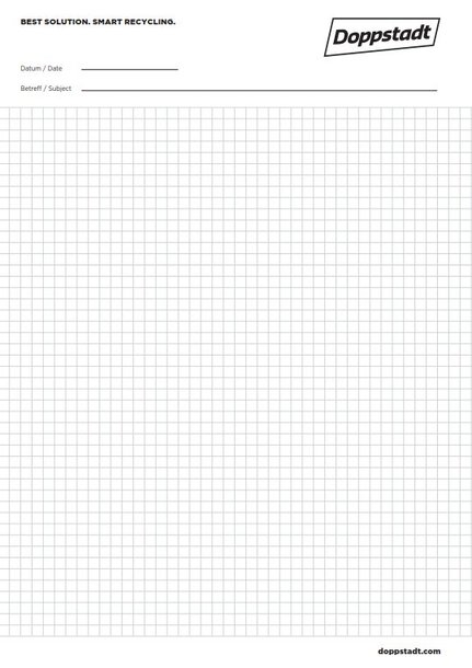 Doppstadt Notizblock, kariert DIN A5