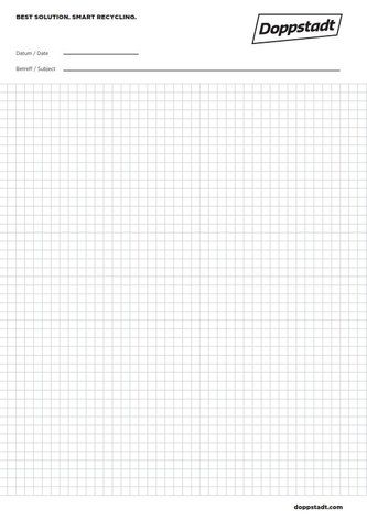 Doppstadt Notizblock, kariert DIN A5